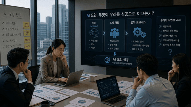 AI 도입만으로는 부족하다, 조직 역량 강화가 성공의 열쇠